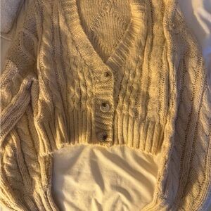 Cozy Cream Cable Knit Sweater